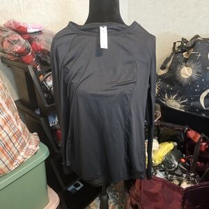 Yogalicious Women's Black Long Sleeve Tee